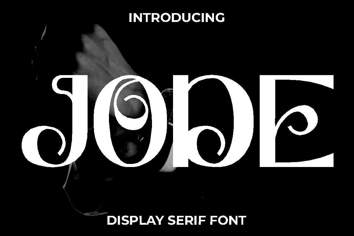 Jode - Display Serif Fontcover image.