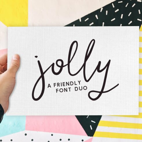 Jolly | A Friendly Font Duo cover image.