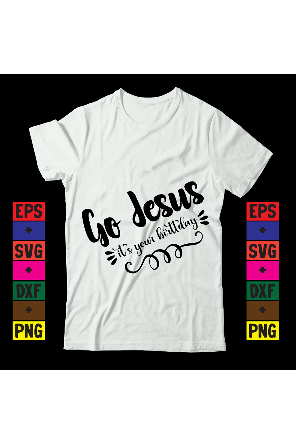 go Jesus it\'s your birthday pinterest preview image.