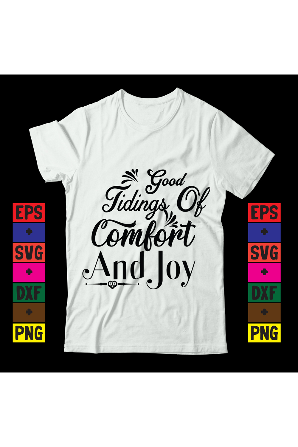 Good tidings of comfort and joy pinterest preview image.