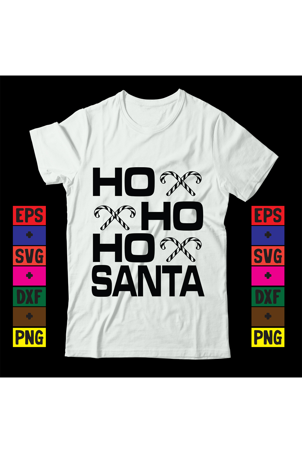 HO HO HO Santa pinterest preview image.