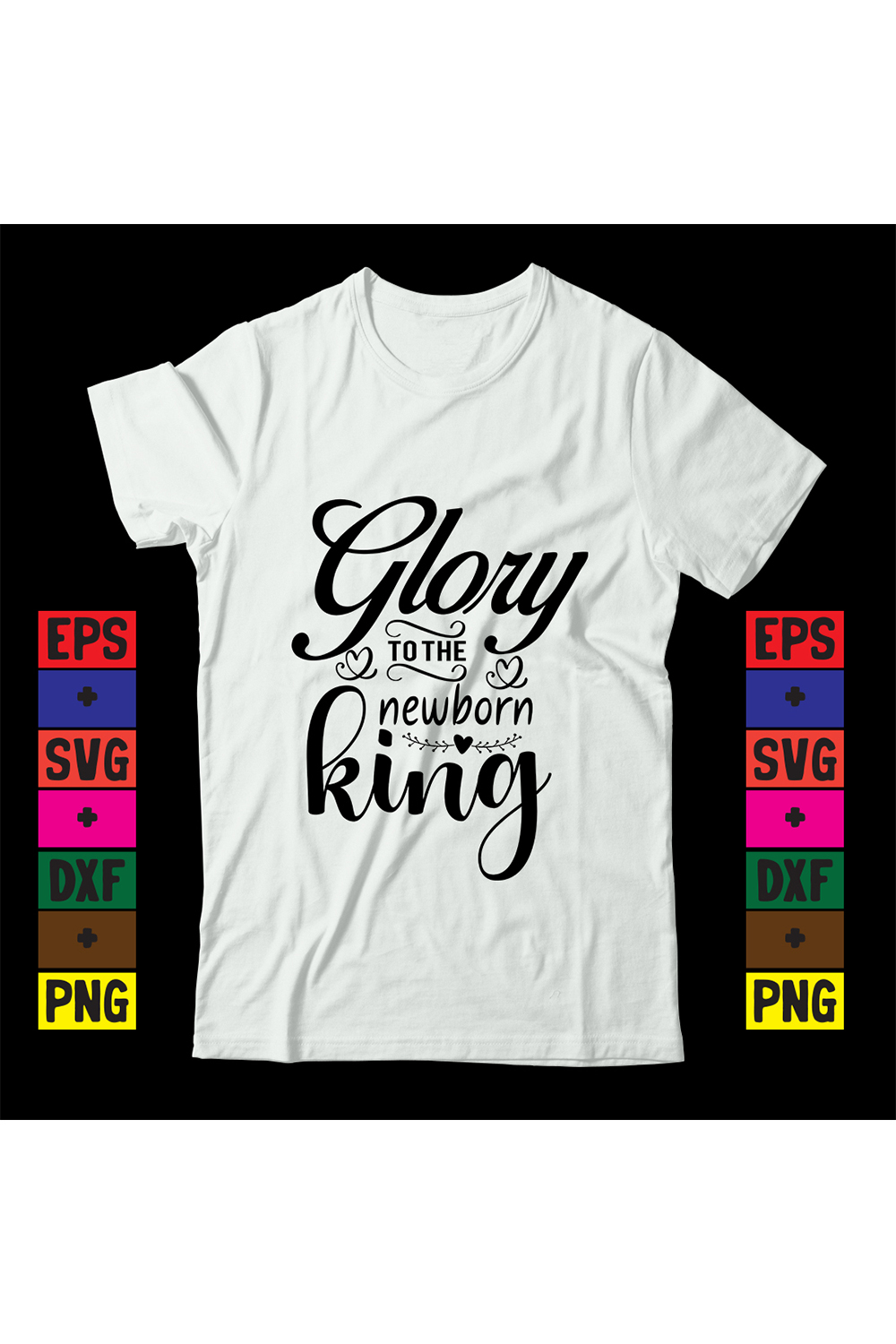 Glory to the newborn king pinterest preview image.