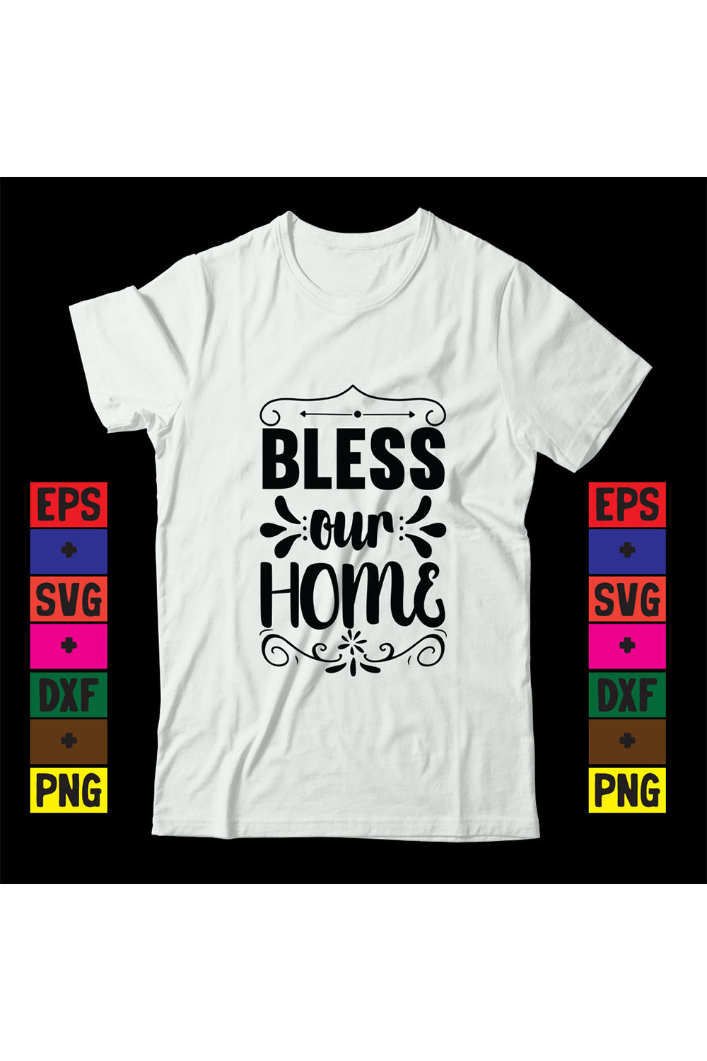 Bless our home pinterest preview image.