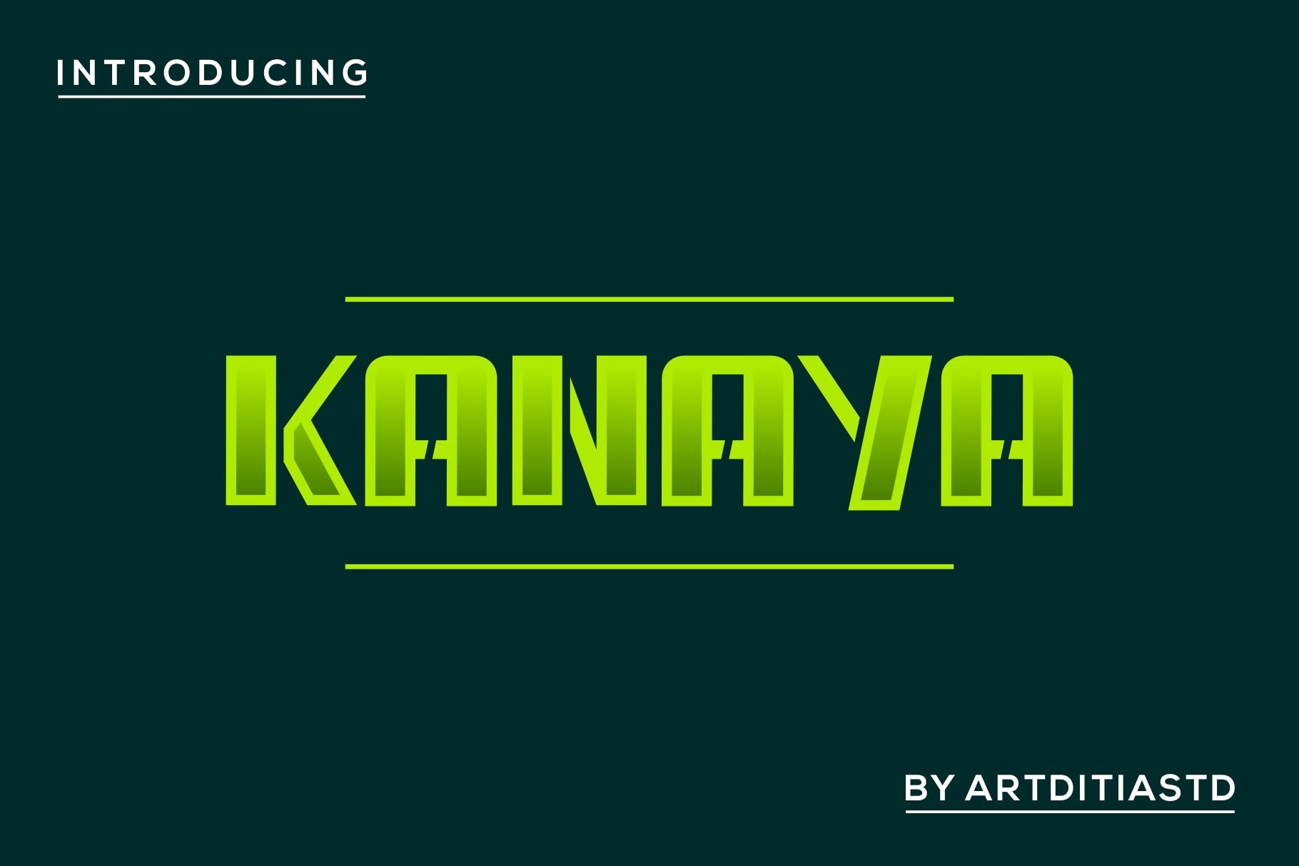 Kanaya font cover image.