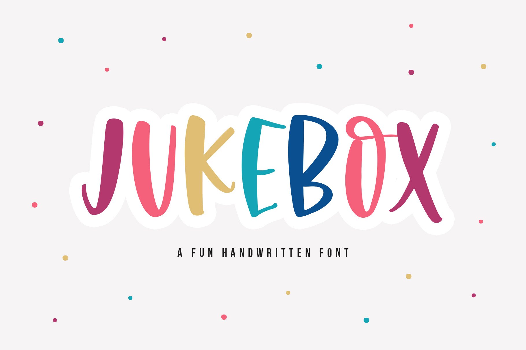 Jukebox | Quirky Handwritten Font cover image.