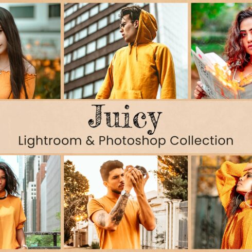 Juicy Lightroom Presets Photoshopcover image.