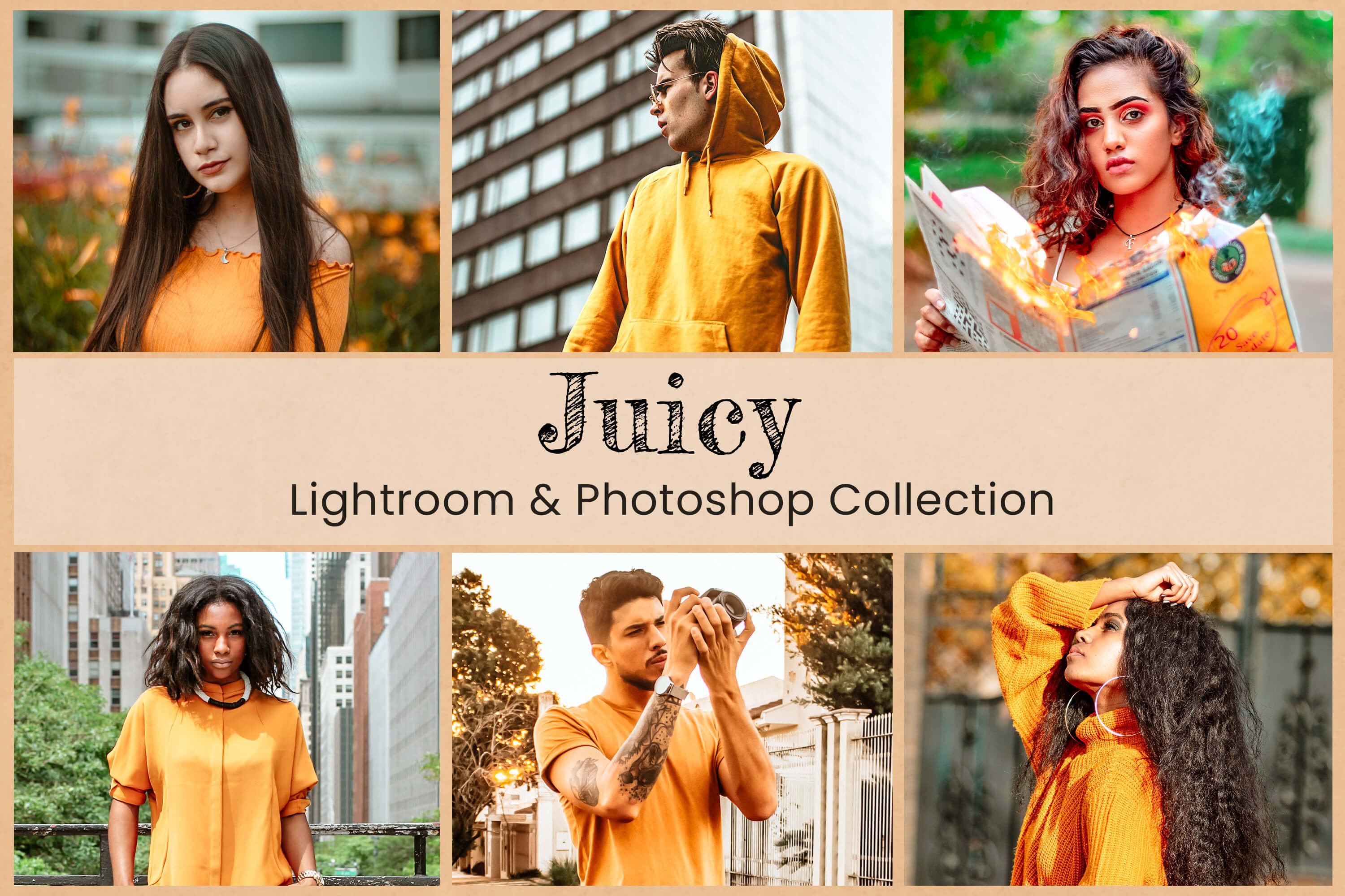 Juicy Lightroom Presets Photoshopcover image.