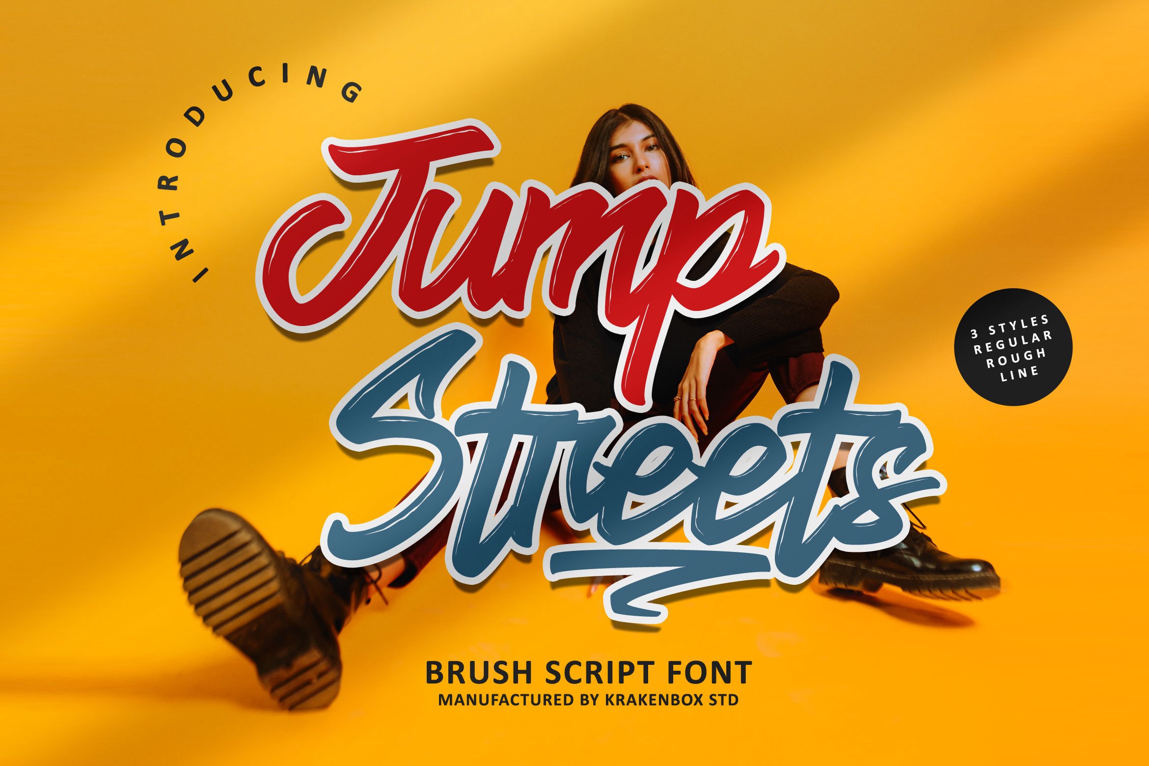 Jump Streets - Brush Script Font cover image.
