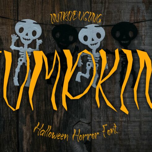 JUMPKIN - Halloween Horror Font cover image.