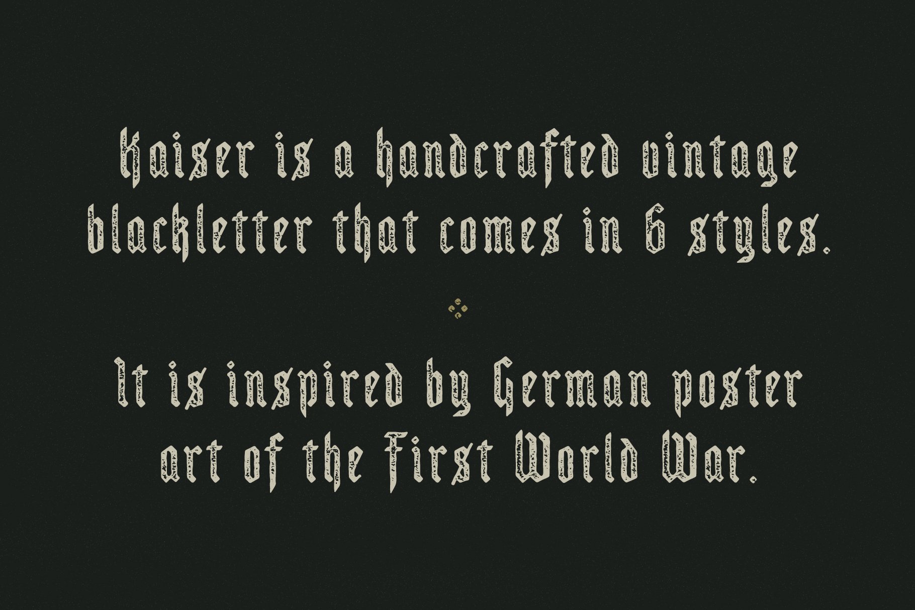 Kaiser - Vintage Blackletter preview image.
