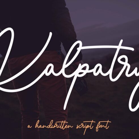 Kalpatry Signature Script Font cover image.