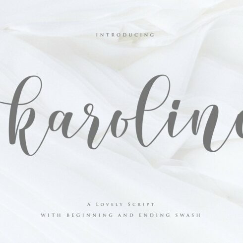 karoline | Lovely Script cover image.