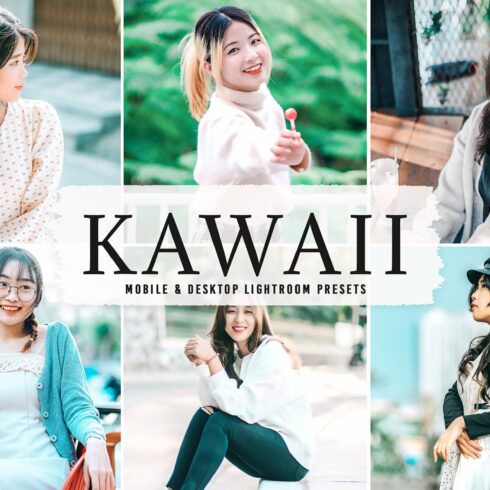 Kawaii Pro Lightroom Presetscover image.