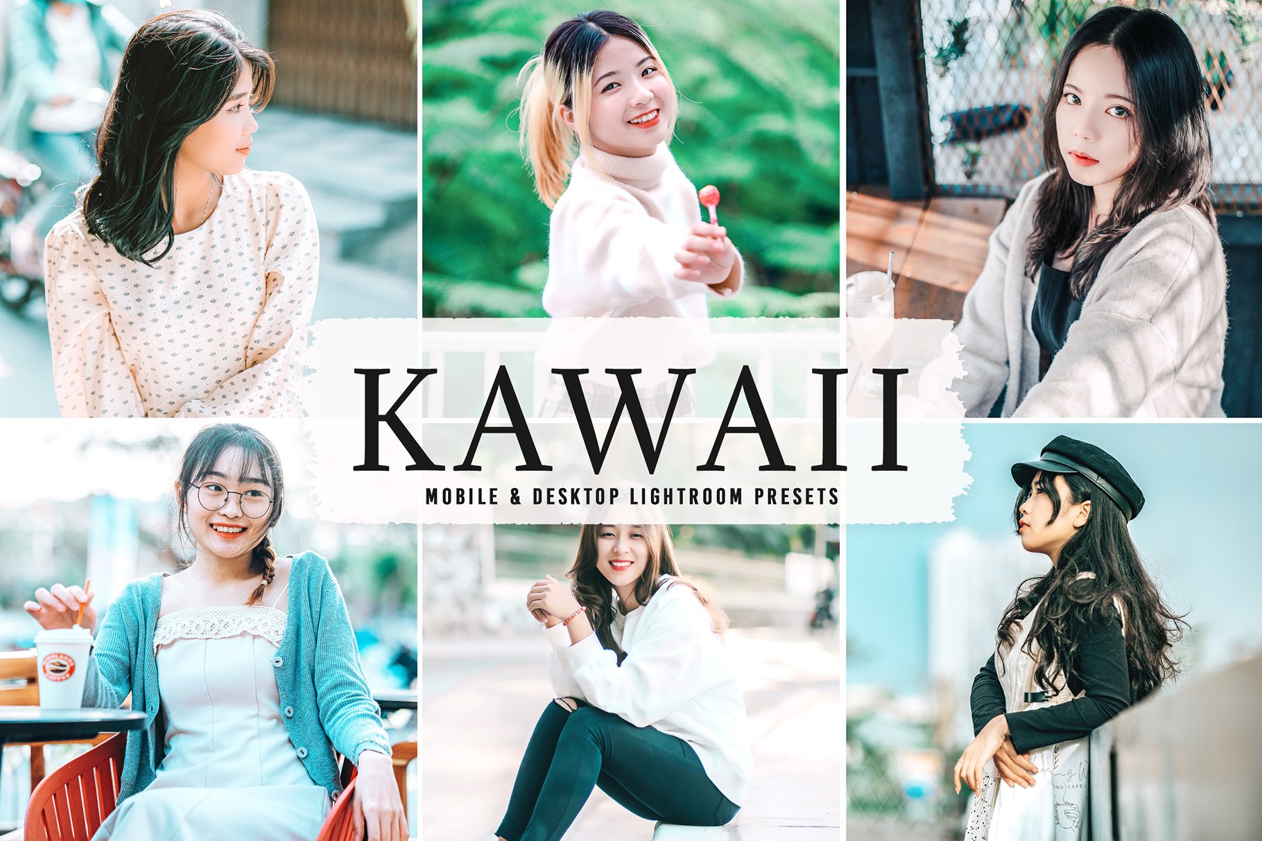 Kawaii Pro Lightroom Presetscover image.