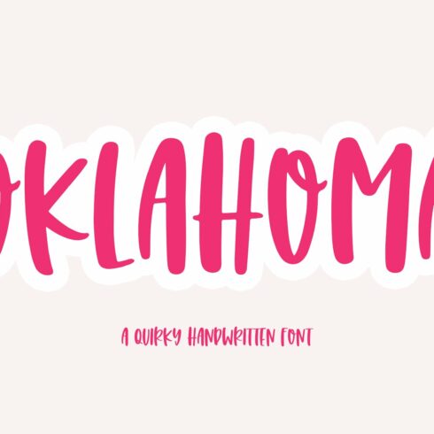 Oklahoma | Quirky Handwritten Font cover image.