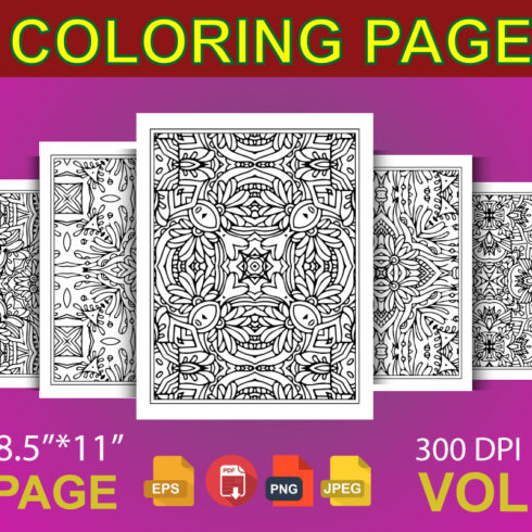 50 Adult Coloring Book Page KDP Design - MasterBundles