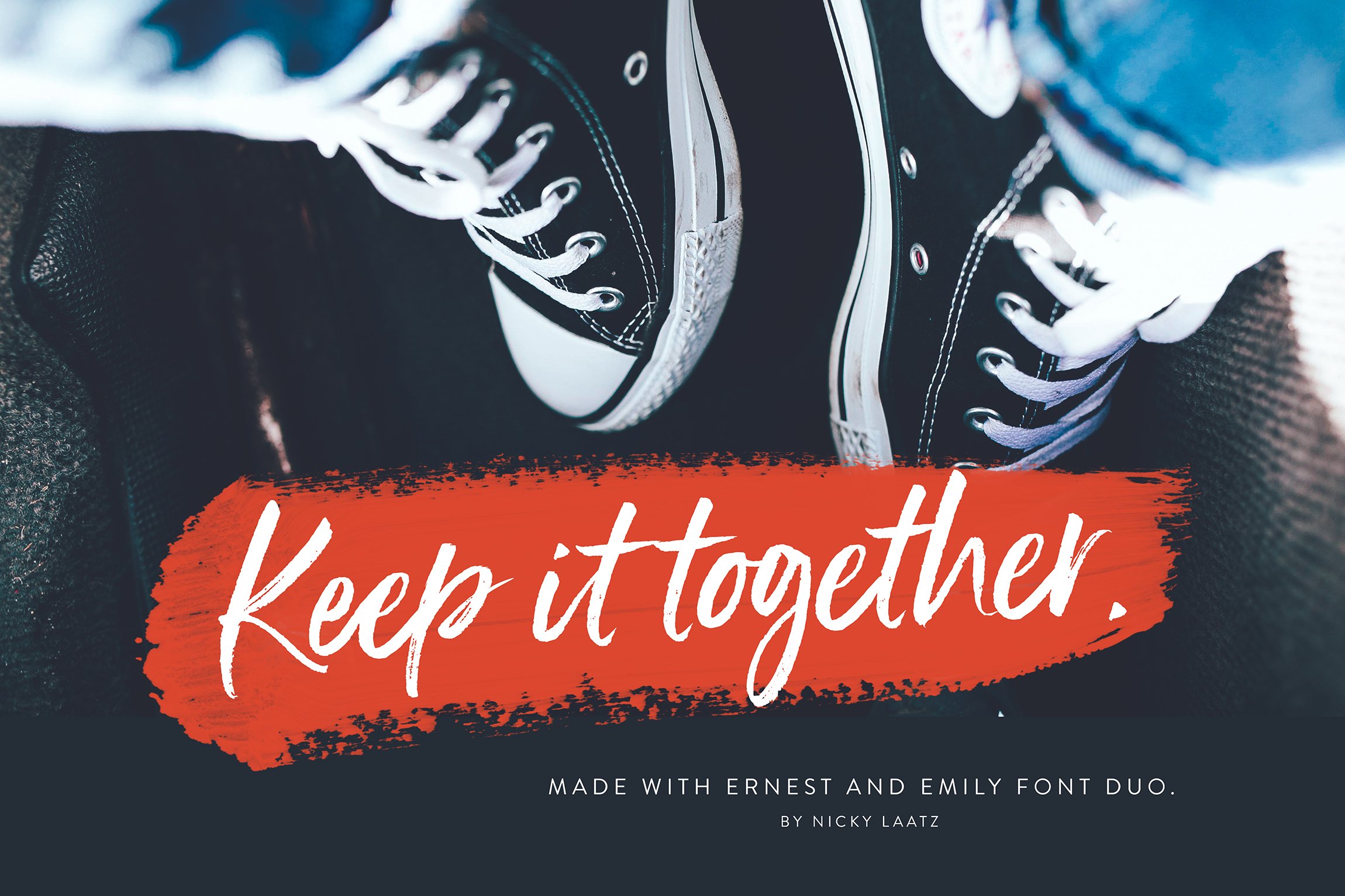 NEW!Ernest & Emily Font Duo preview image.