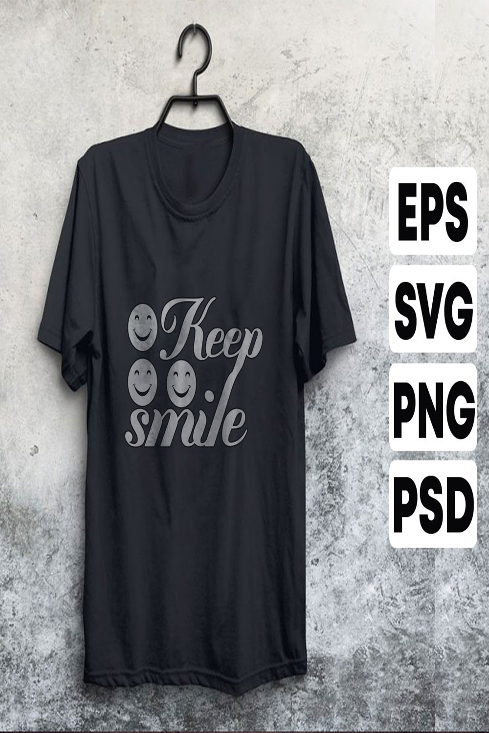 Keep Smile pinterest preview image.