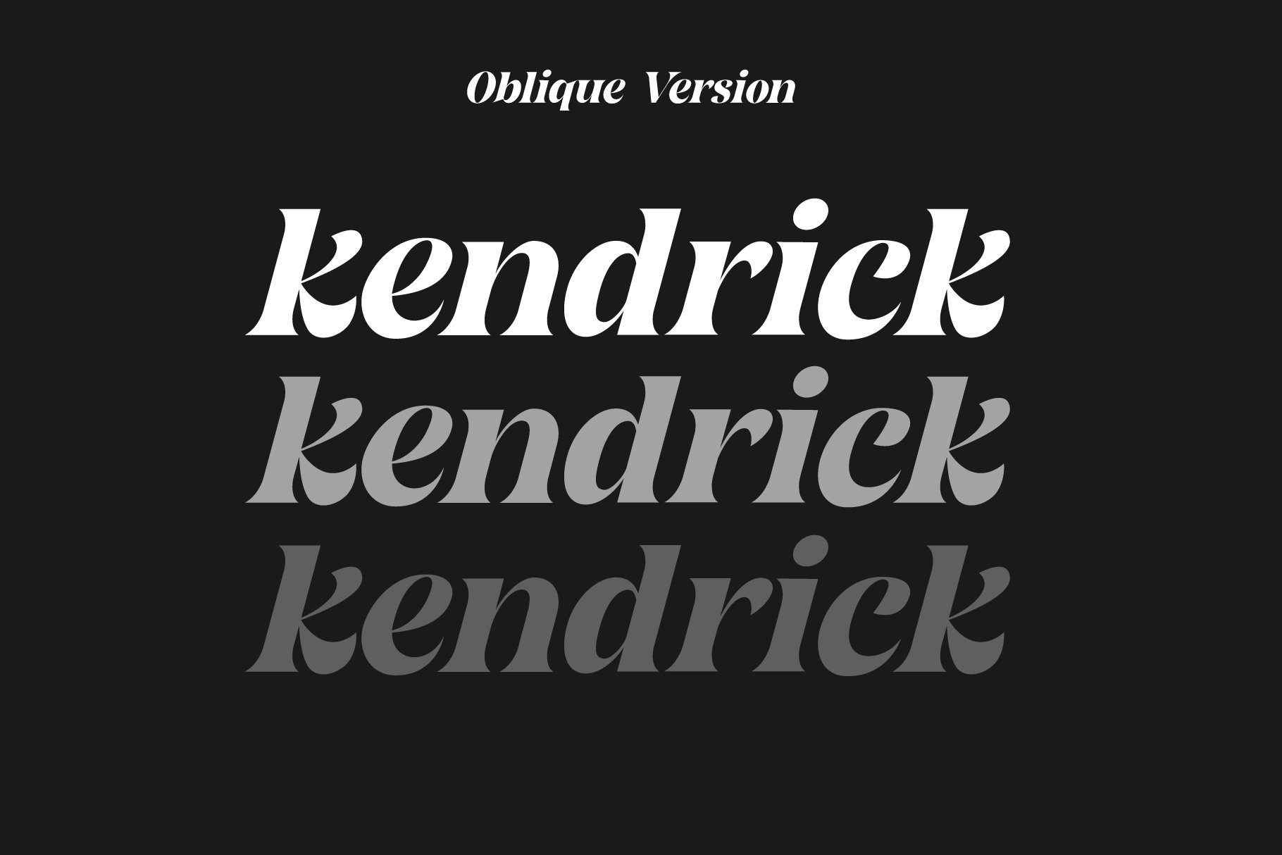 kendrick oblique 994