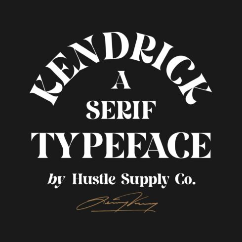 Kendrick Serif cover image.