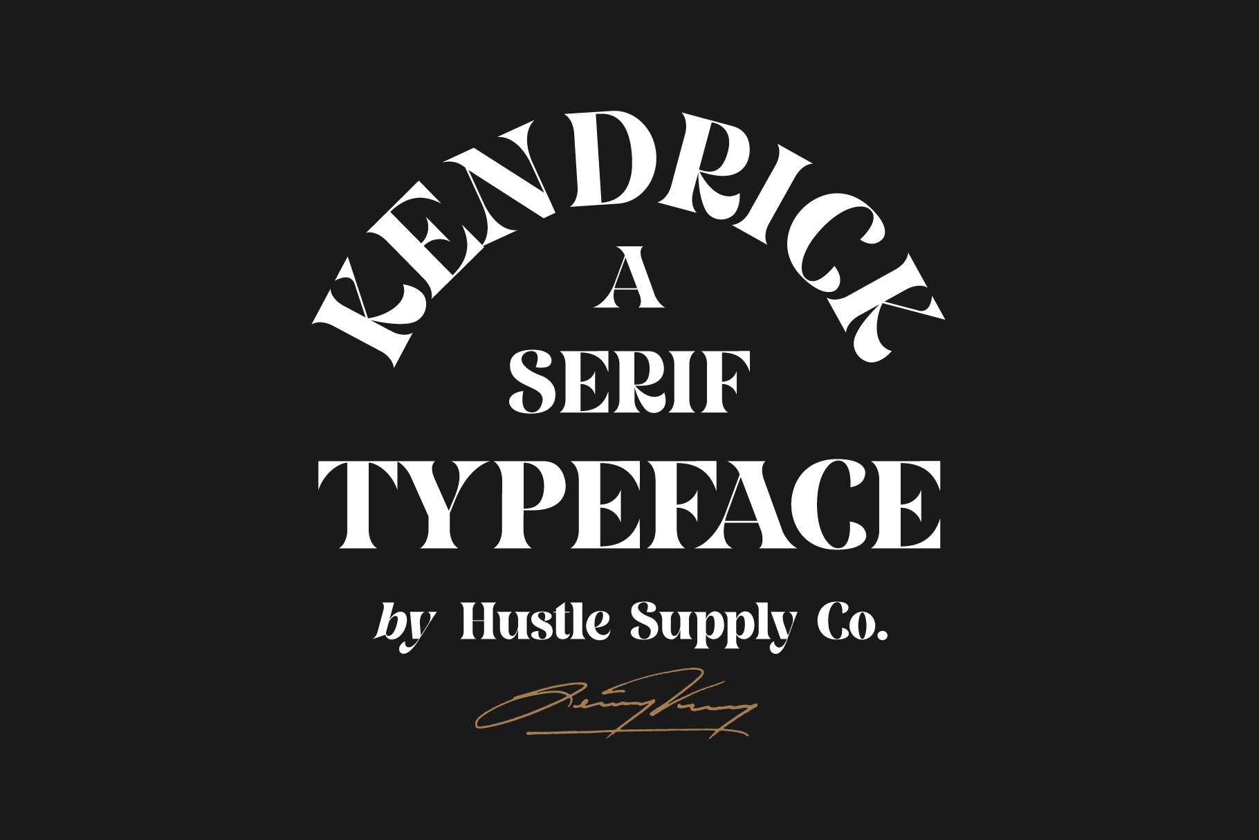 Kendrick Serif cover image.