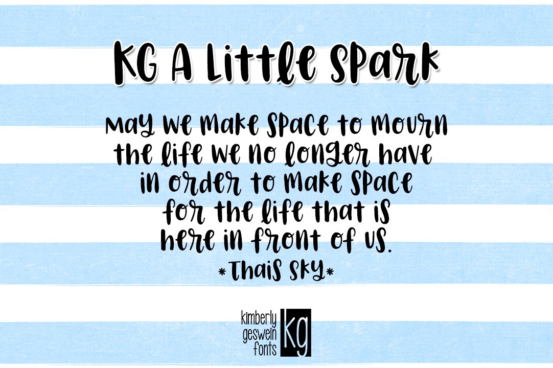 KG A Little Spark preview image.