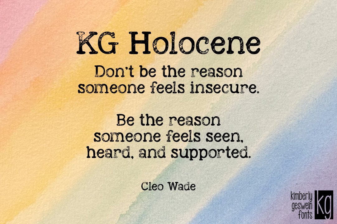 KG Holocene preview image.