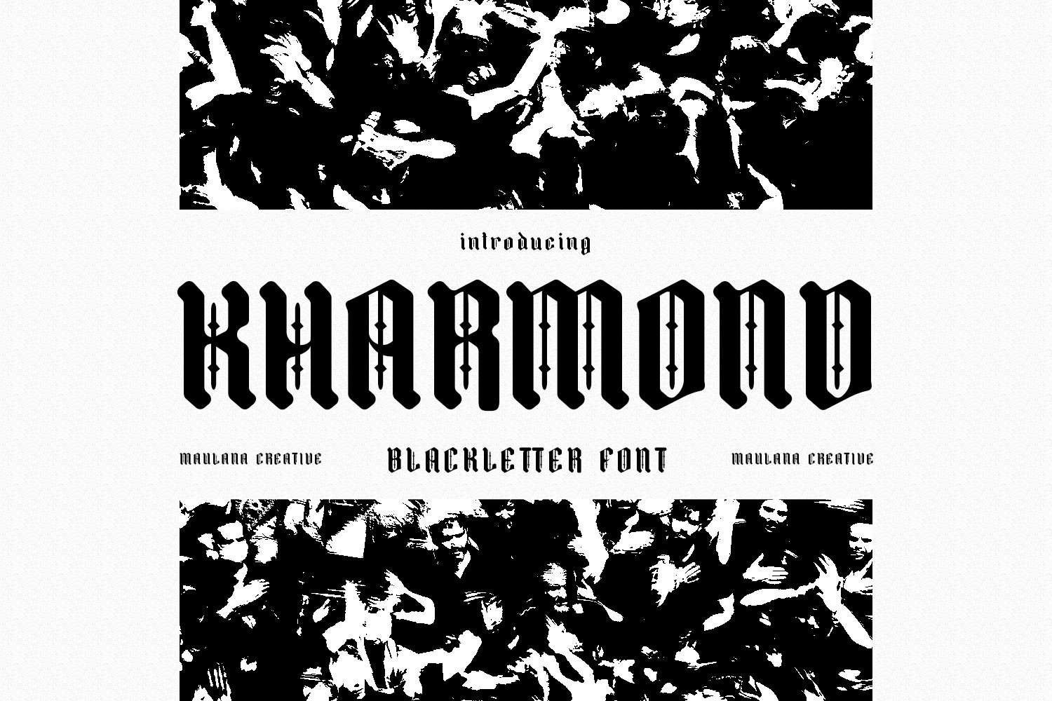 Kharmond Blackletter Font cover image.