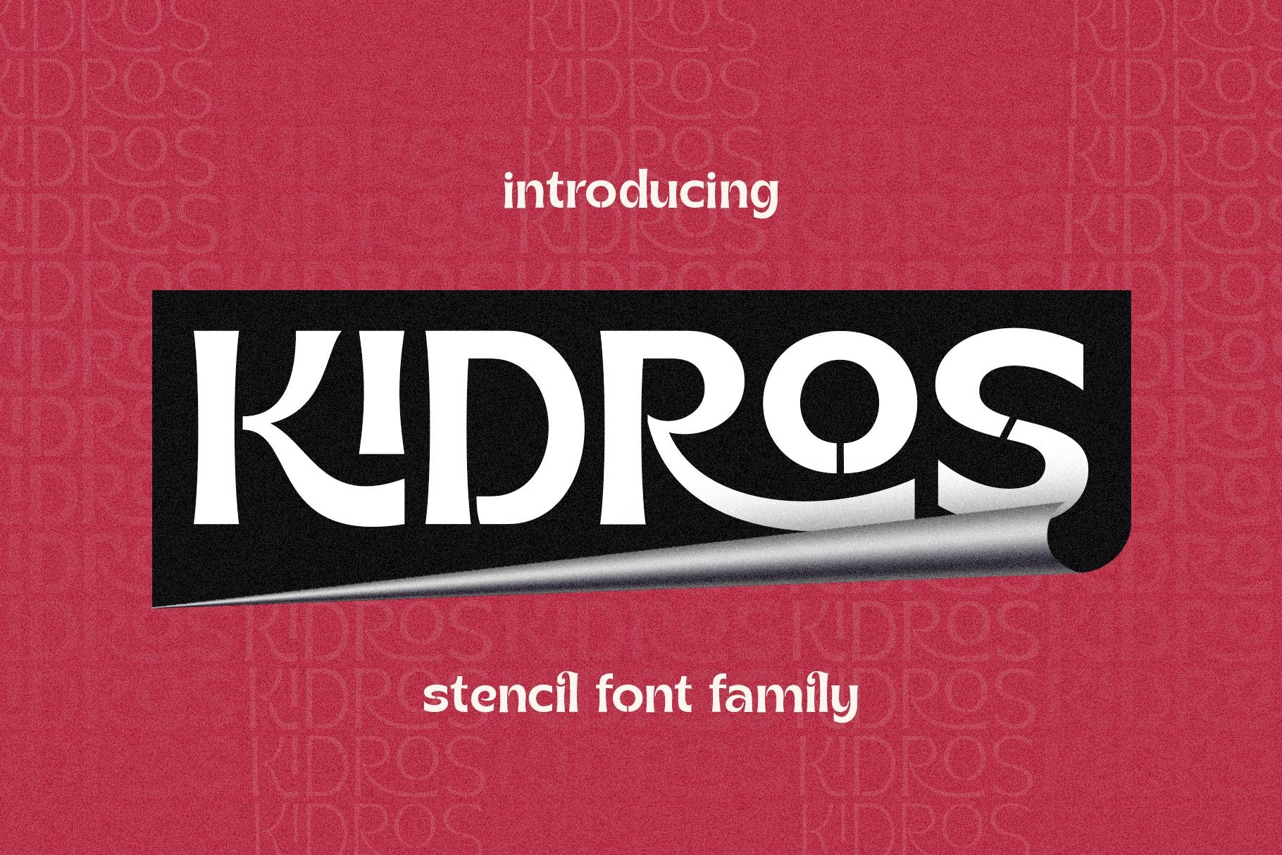 Kidros Typeface cover image.