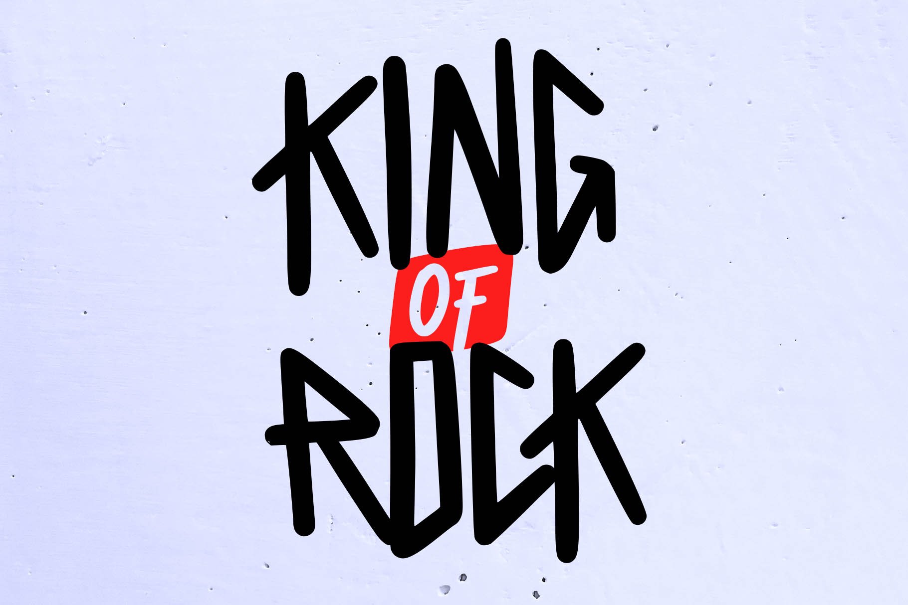 King of Rock Heavy Metal Font cover image.