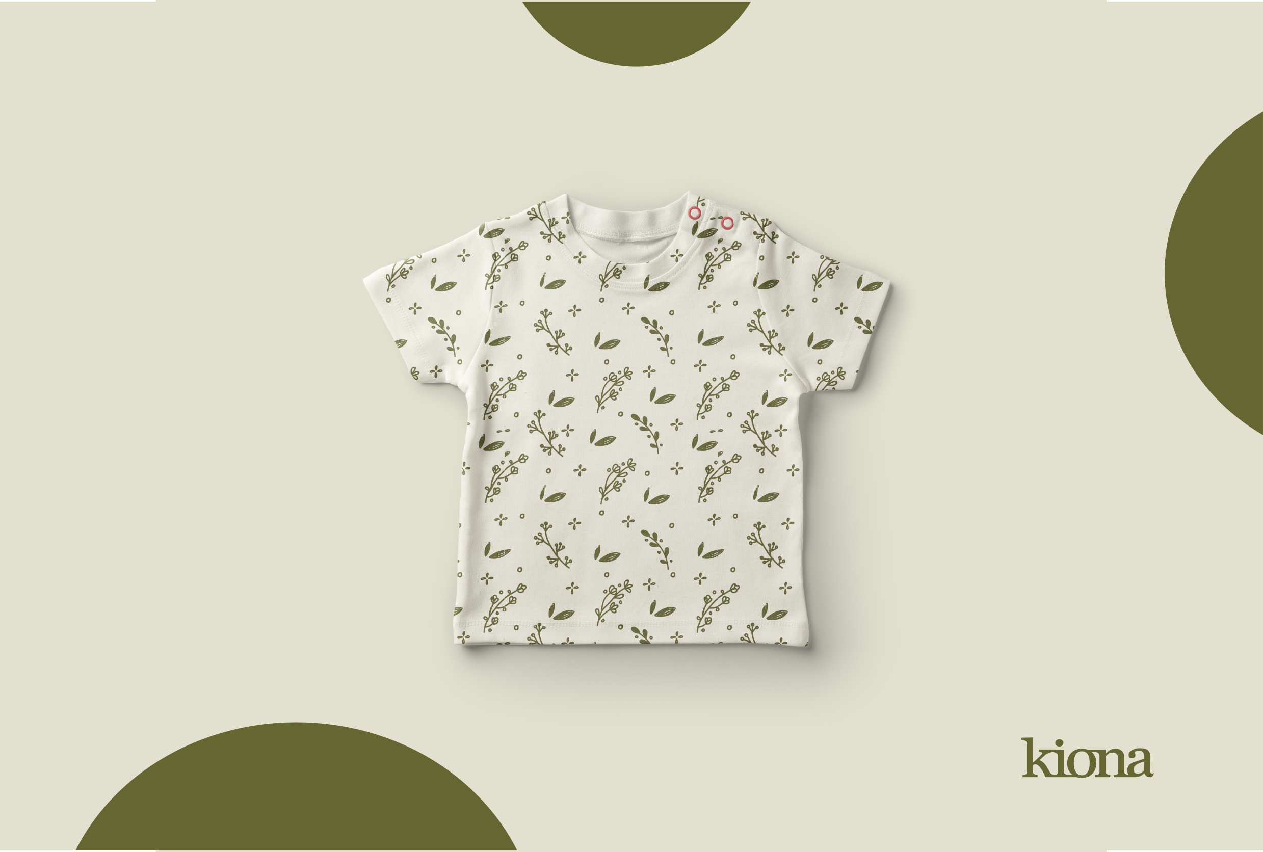 White t - shirt with a cactus print on it.