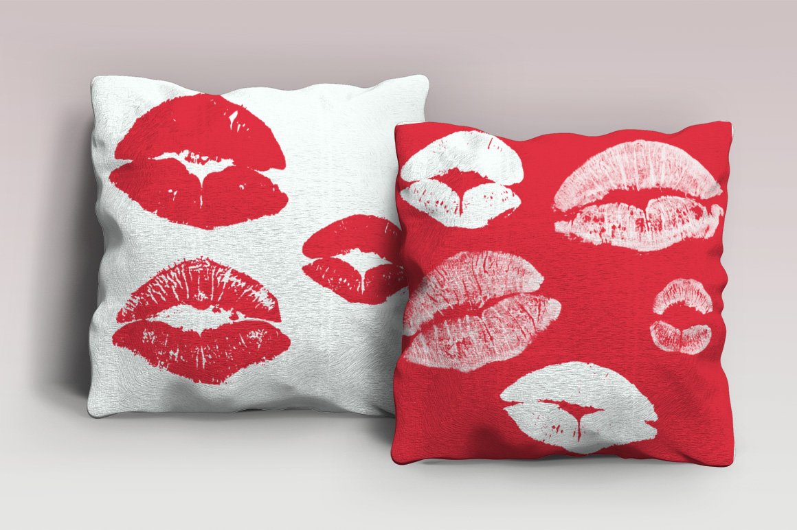 kisses pillow 127