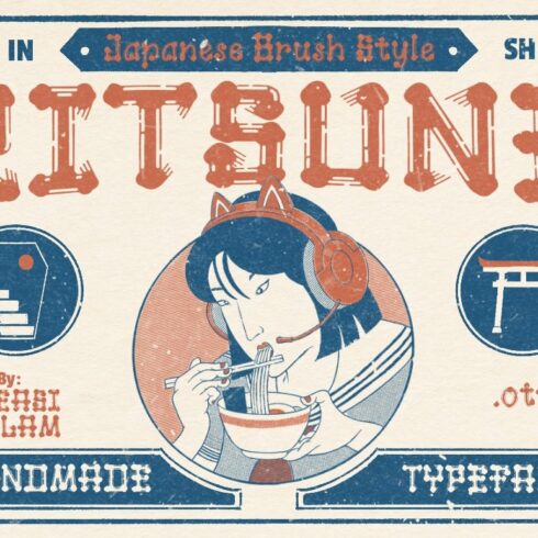 Kitsune Font cover image.