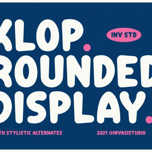 Klop - Friendly Rounded Font cover image.