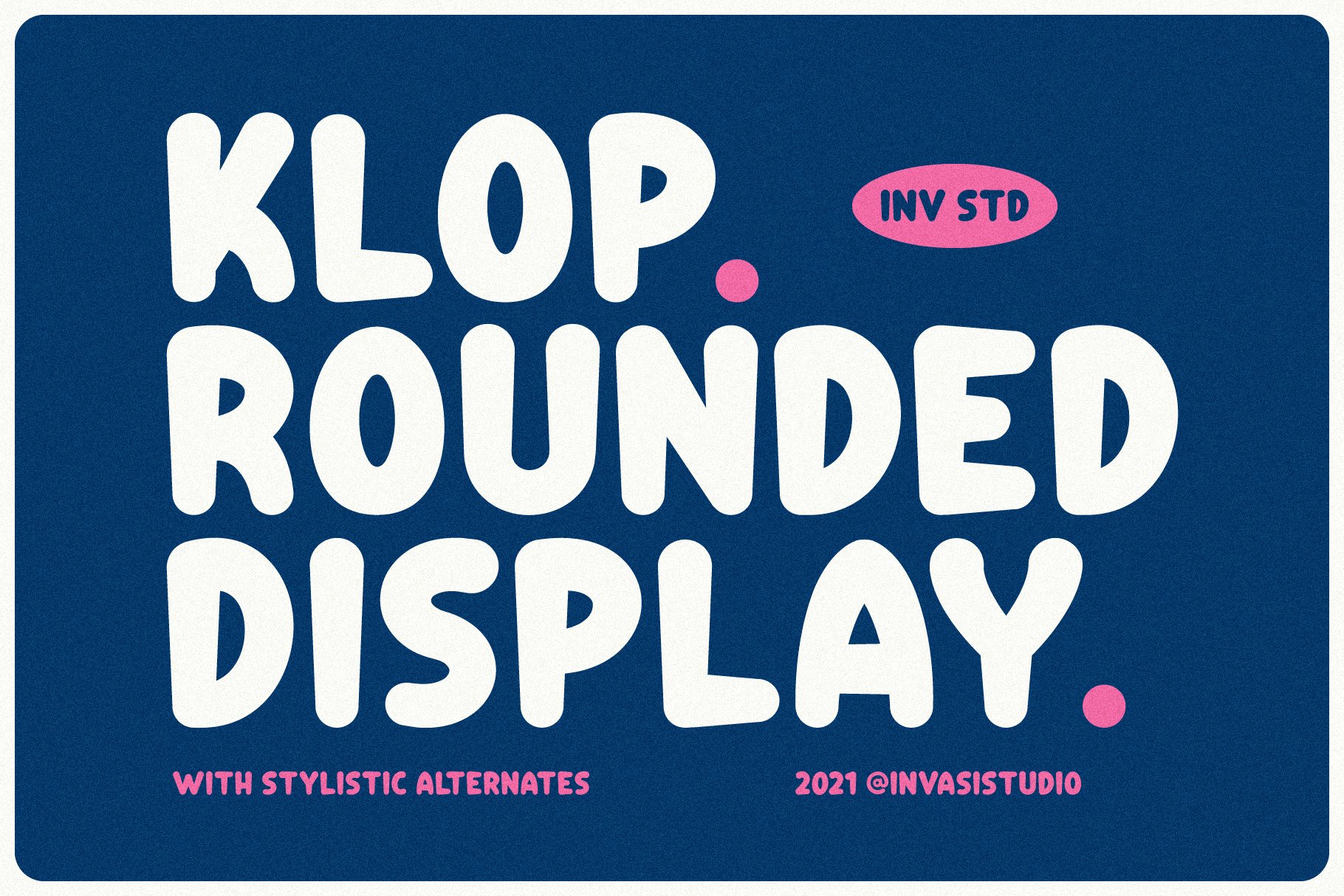 Klop - Friendly Rounded Font cover image.