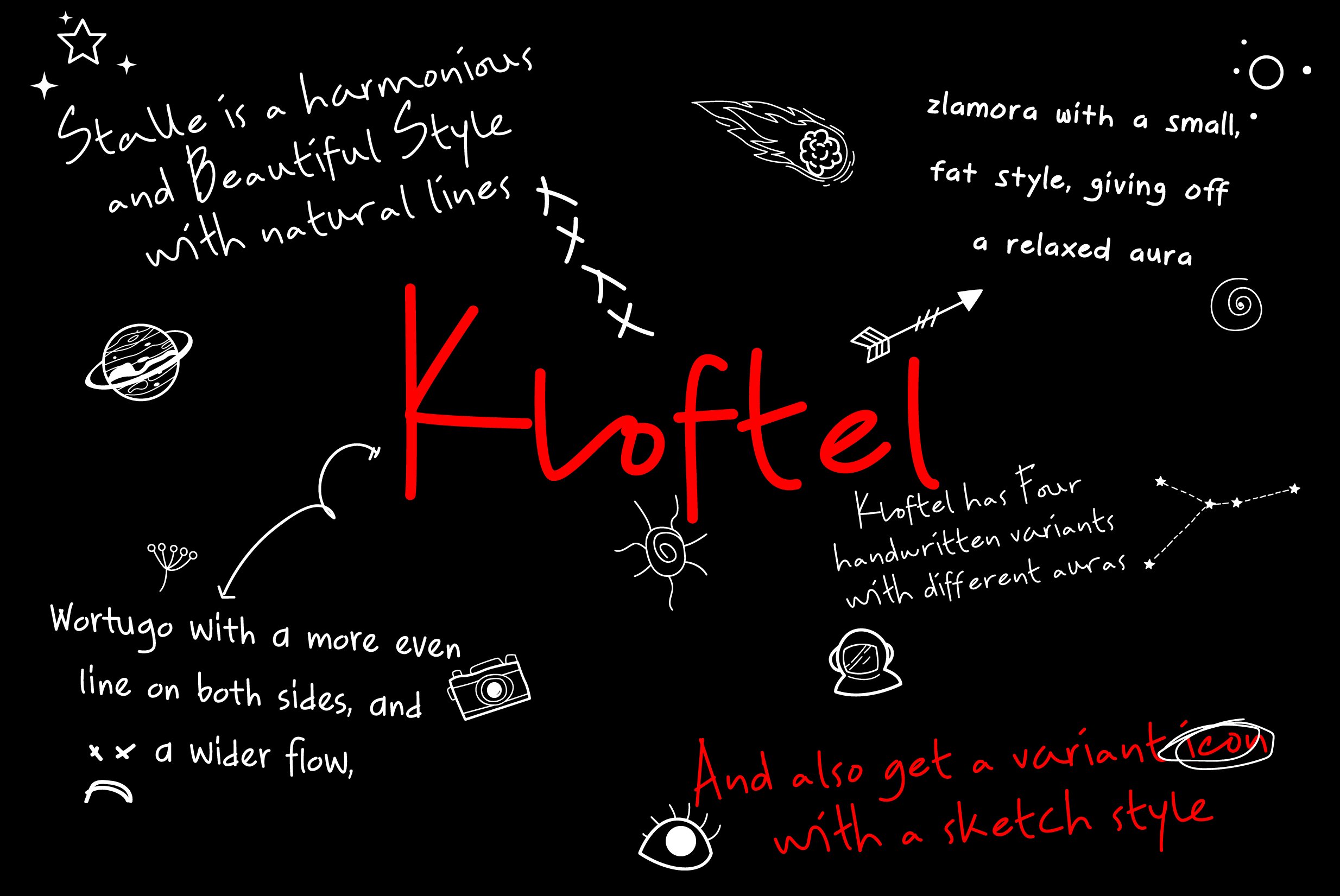 ZT Kloftel - Handwritten Font cover image.