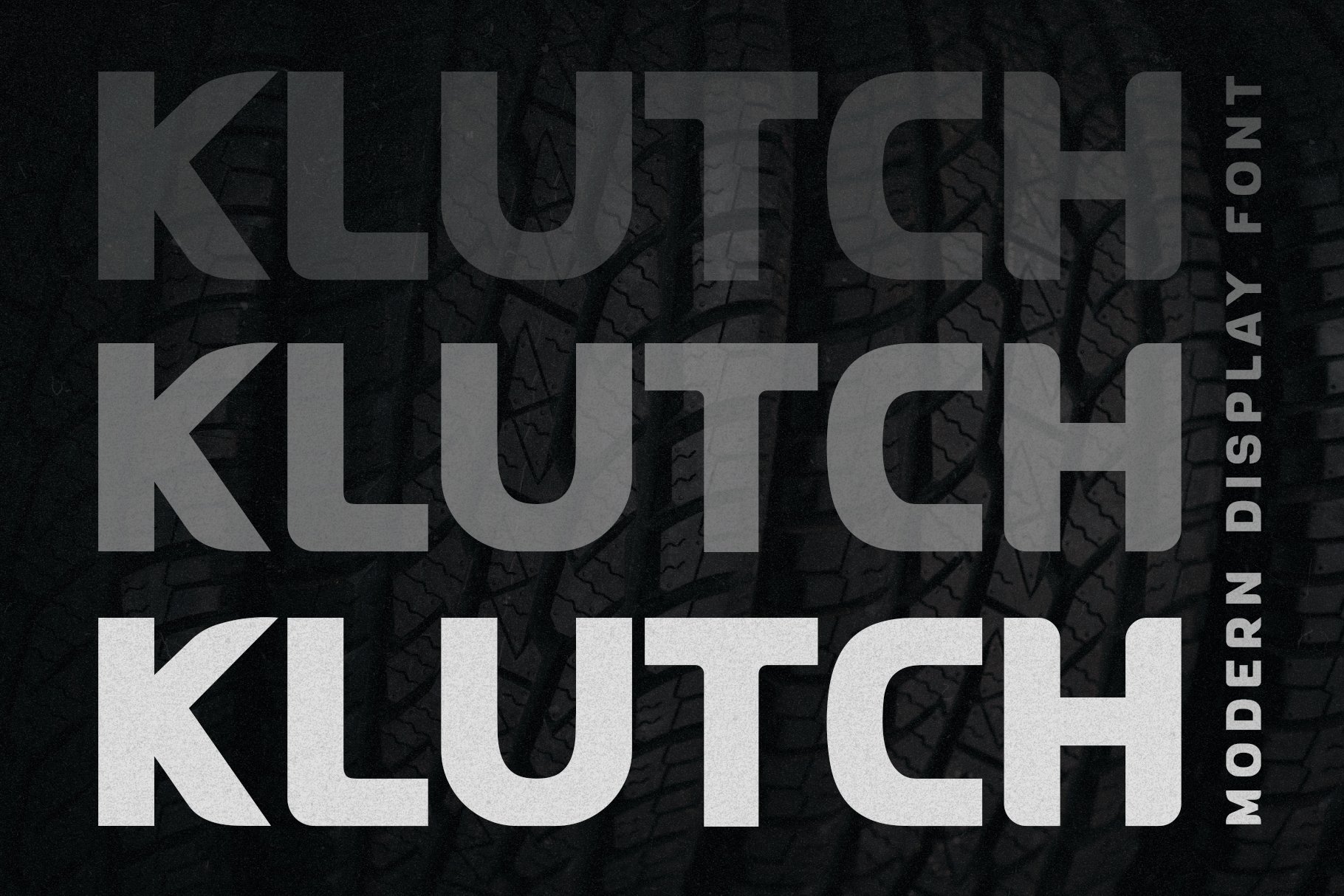 Klutch - Modern Display Font cover image.