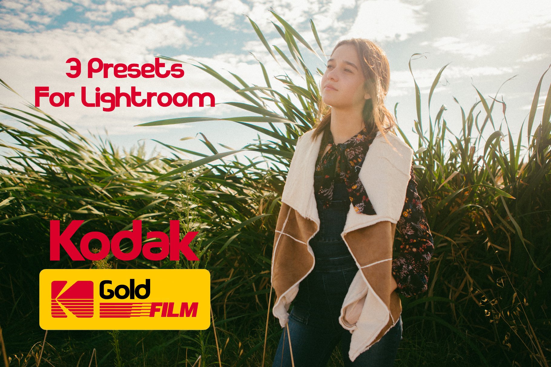 KODAK GOLD PRESETS FOR LIGHTROOMcover image.