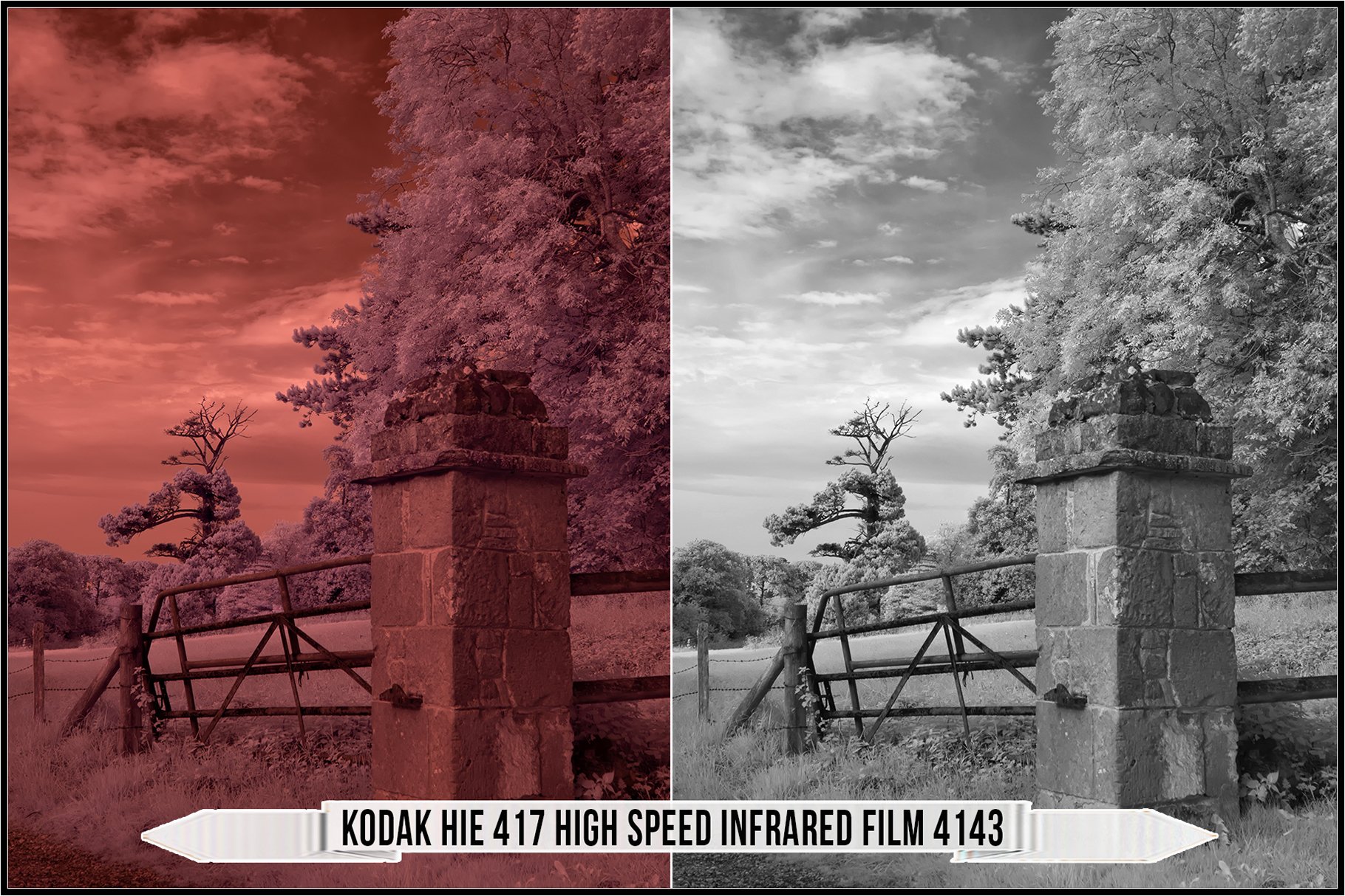 kodak hie 417 high speed infrared film 4143 770