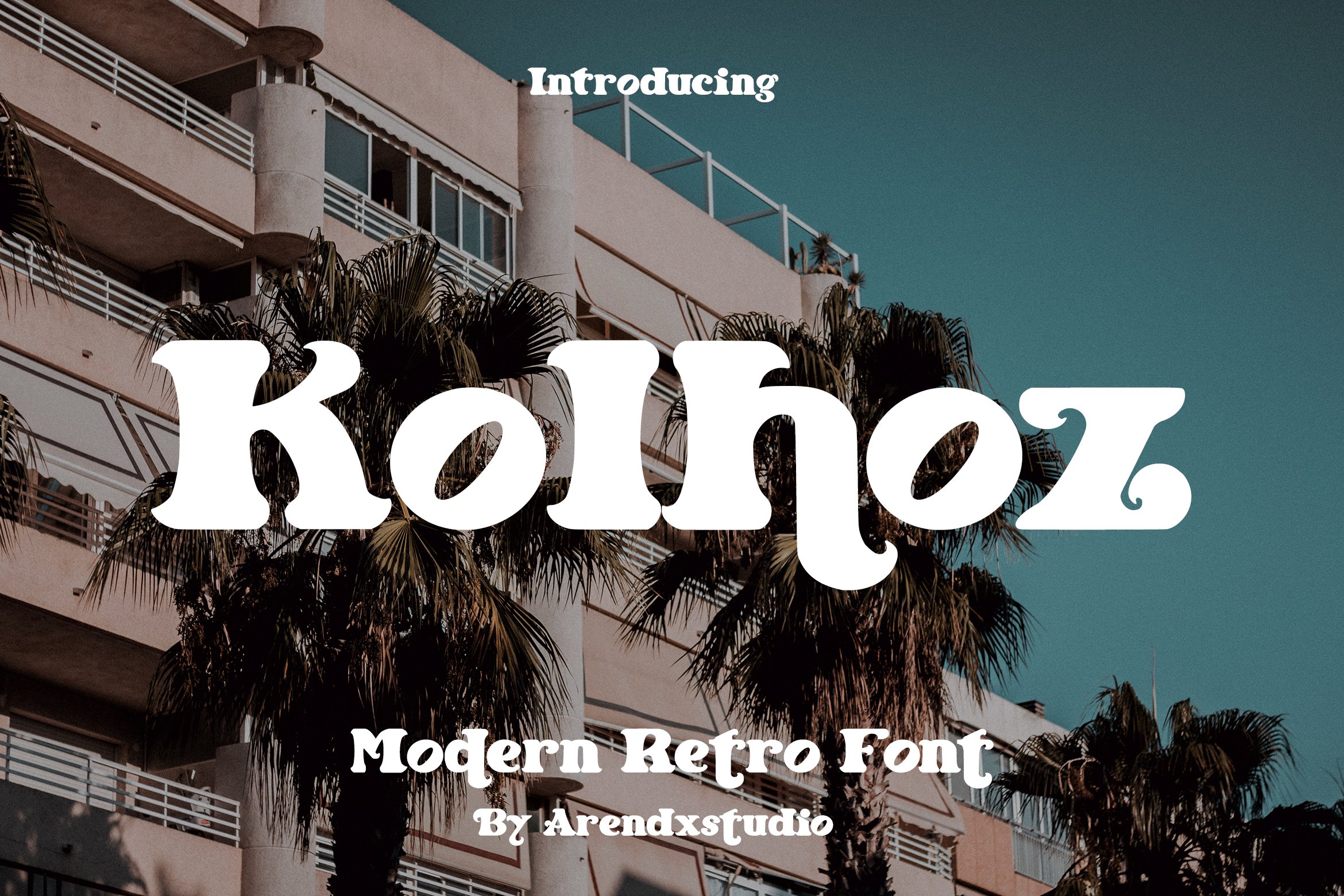 Kolhoz - Modern Retro Font cover image.