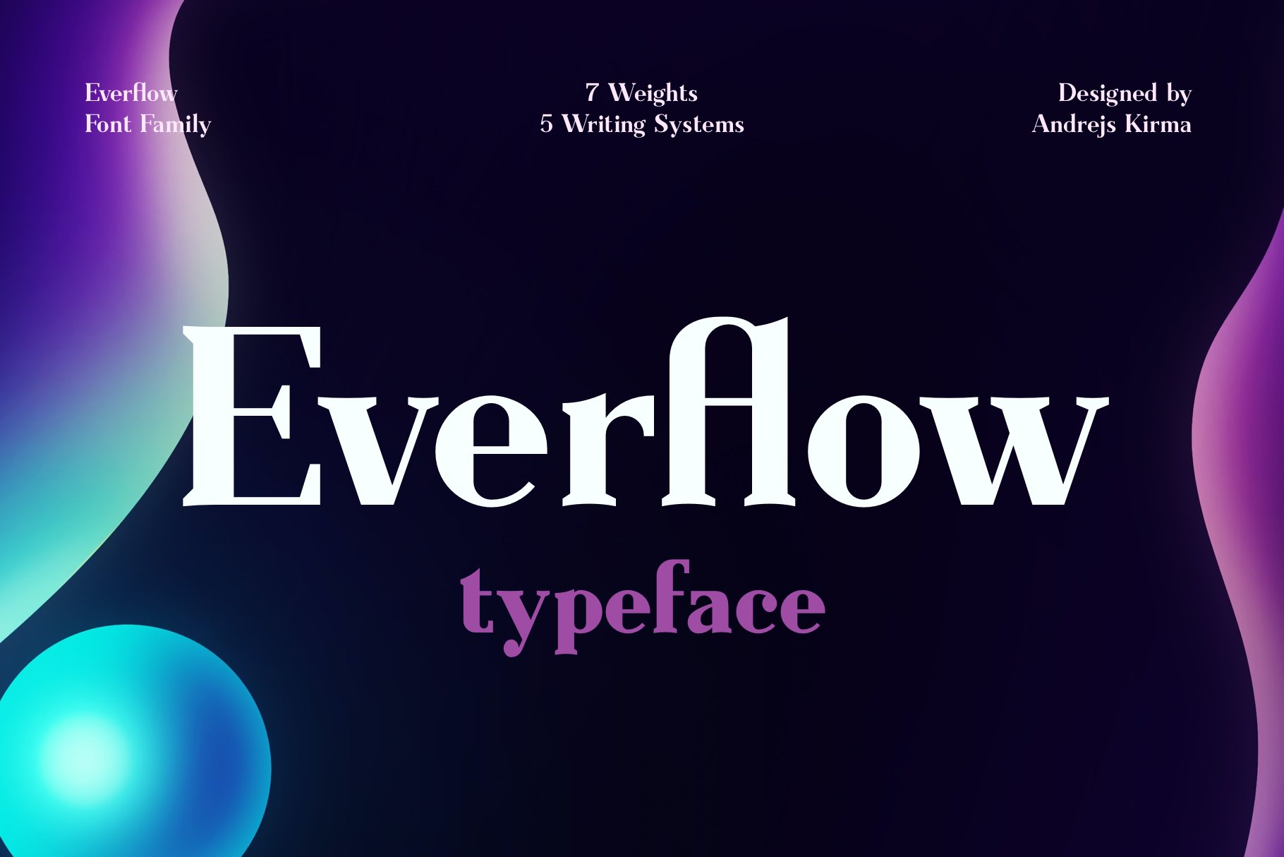 Everflow Typeface Familycover image.