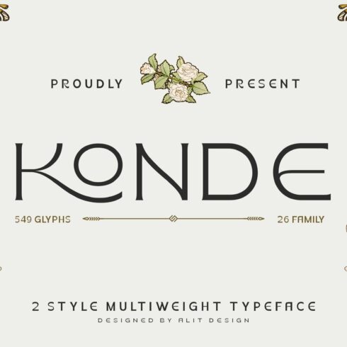 Konde Typeface cover image.