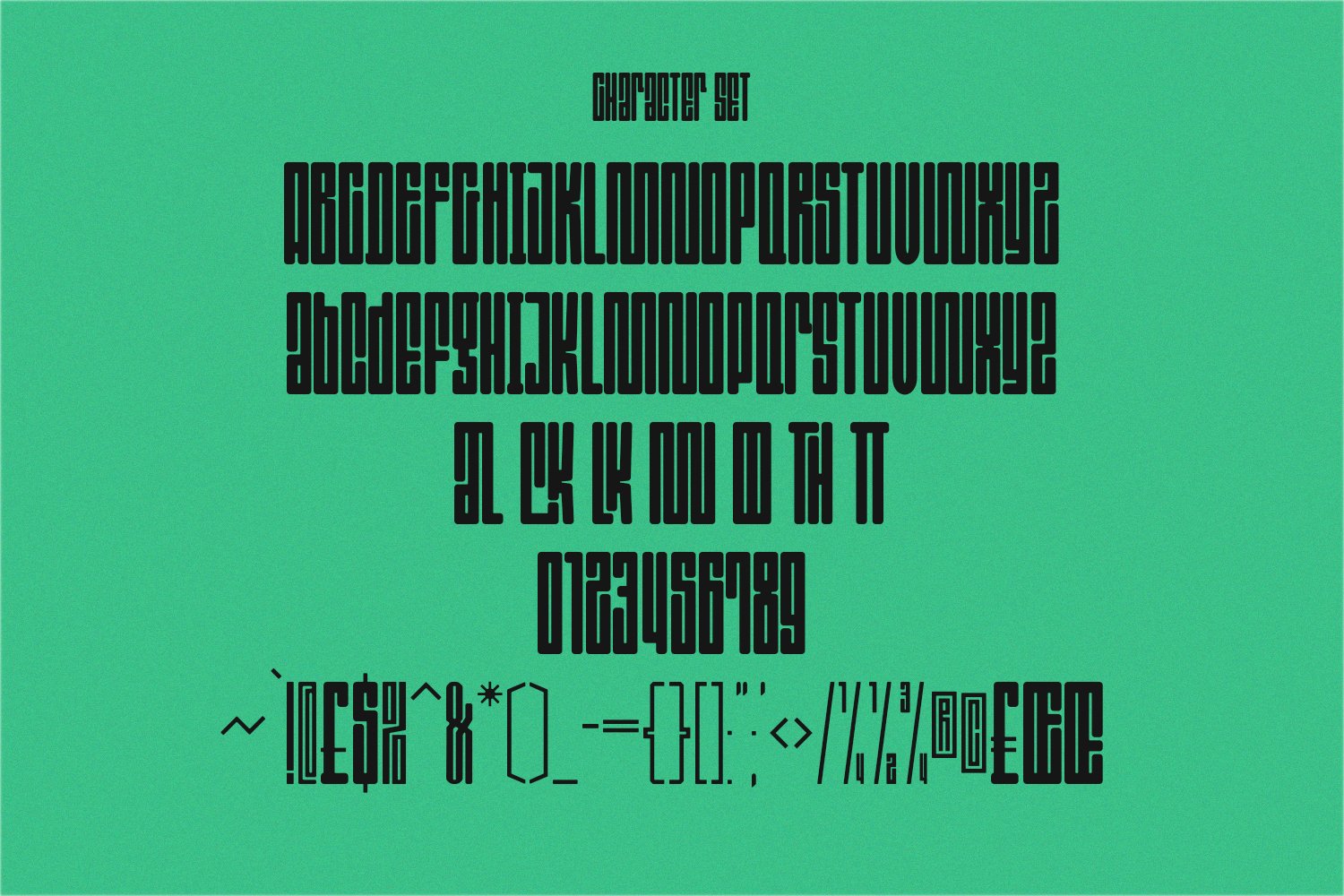 konnekta decorative display font 6 134