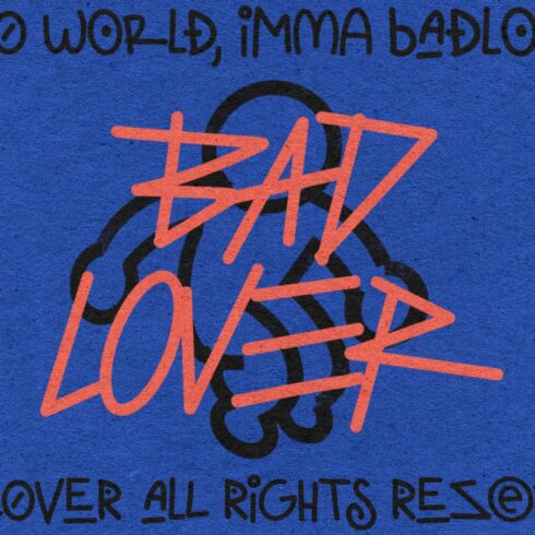 BAD LOVER FONT cover image.