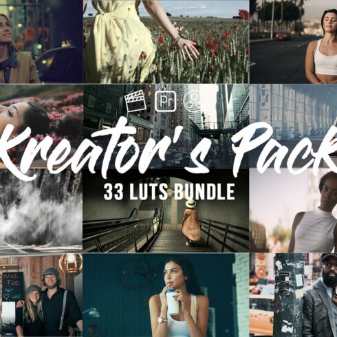 Kreator's Pack 33 Video LUTs Bundlecover image.