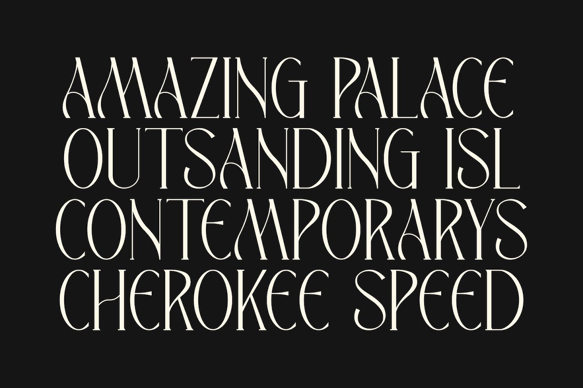 kreigart luxury display serif font 3 818