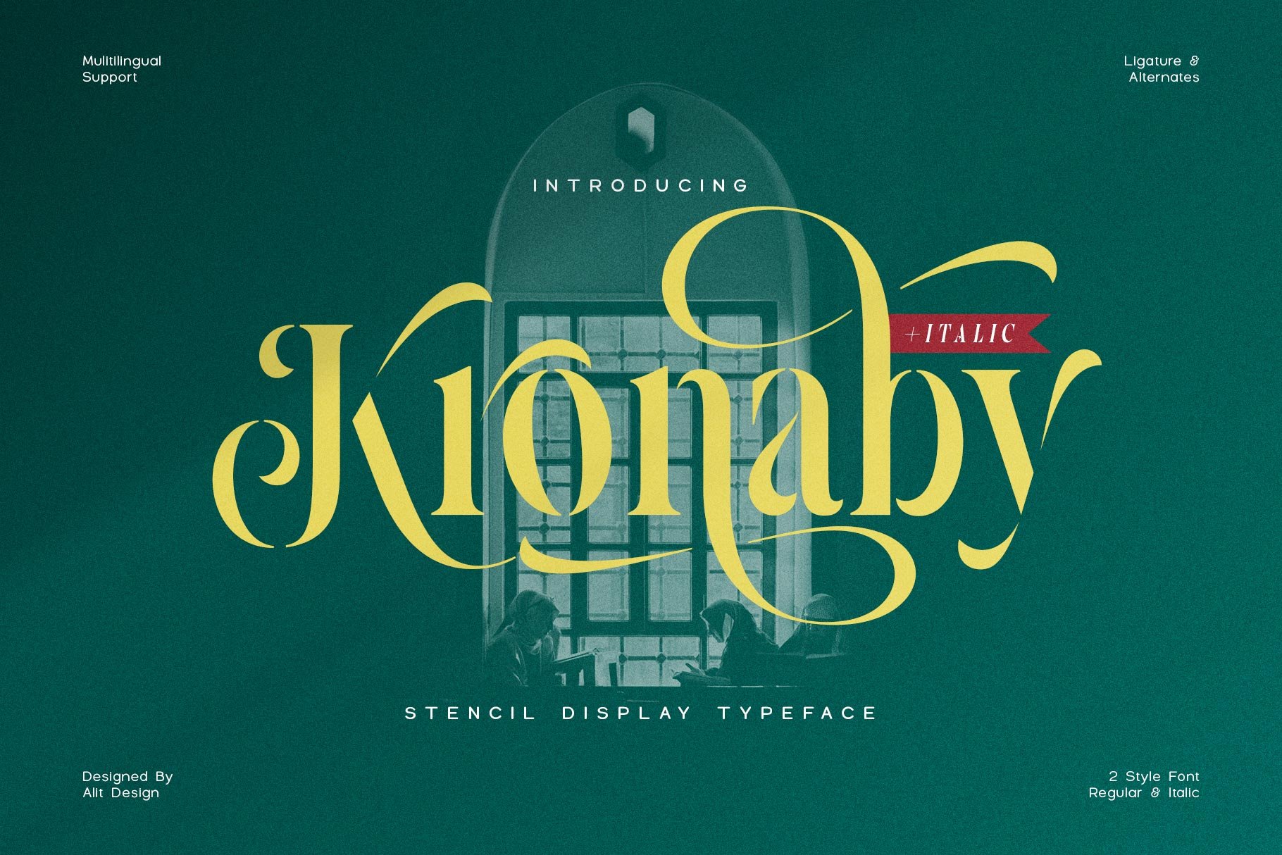 Kronaby Typeface preview image.