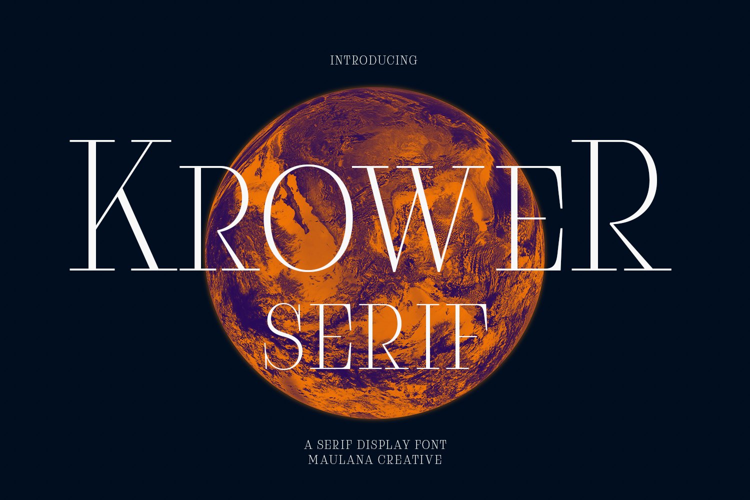 Krower Serif Display Font cover image.