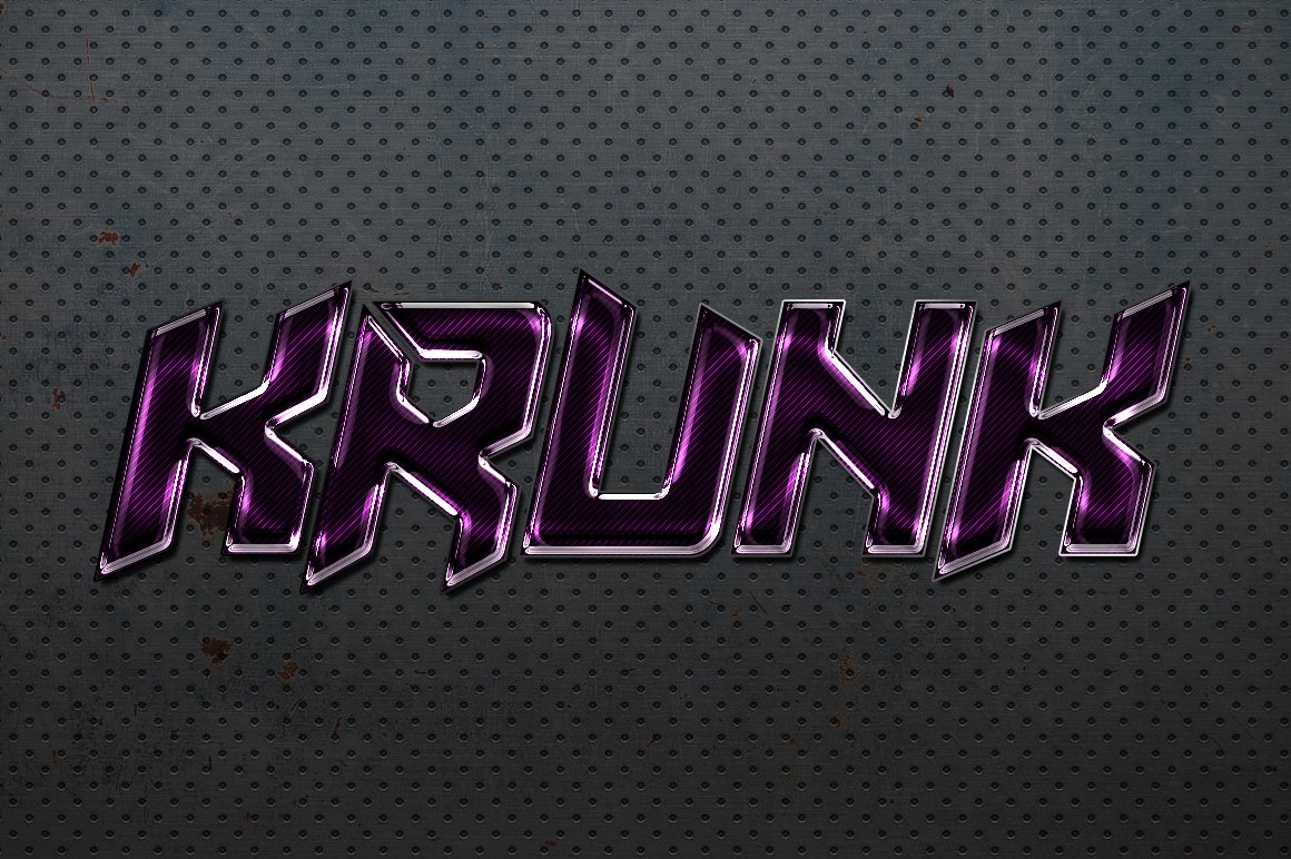 krunk text effect 364