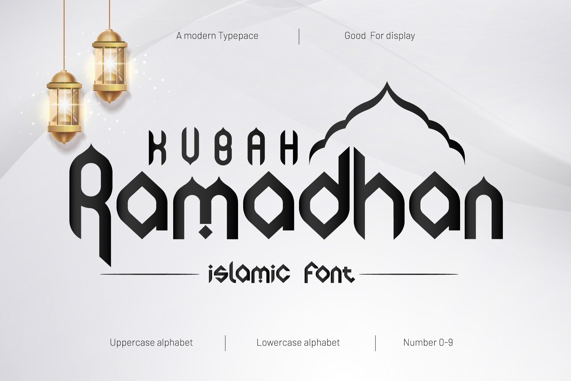 Kubah Ramadhan - Islamic Font preview image.